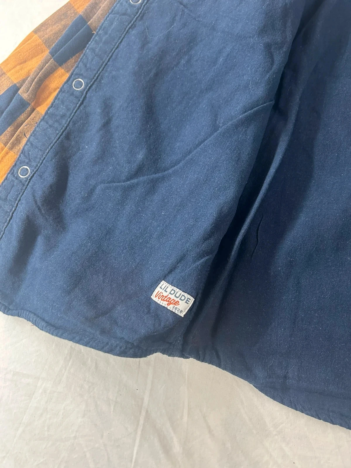 Vintage lil dude reversible plaid shirt – photo 6